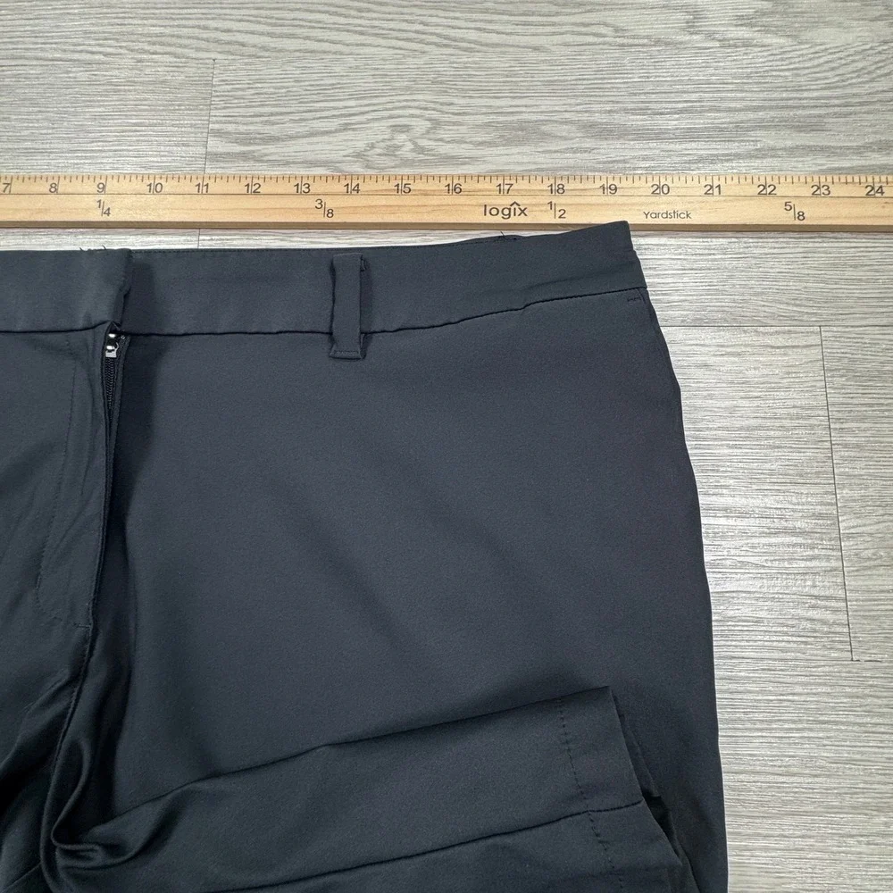 Nike Womens Shorts Dri-FIT Golf Performance Black Size 16 Lightweight Breathable